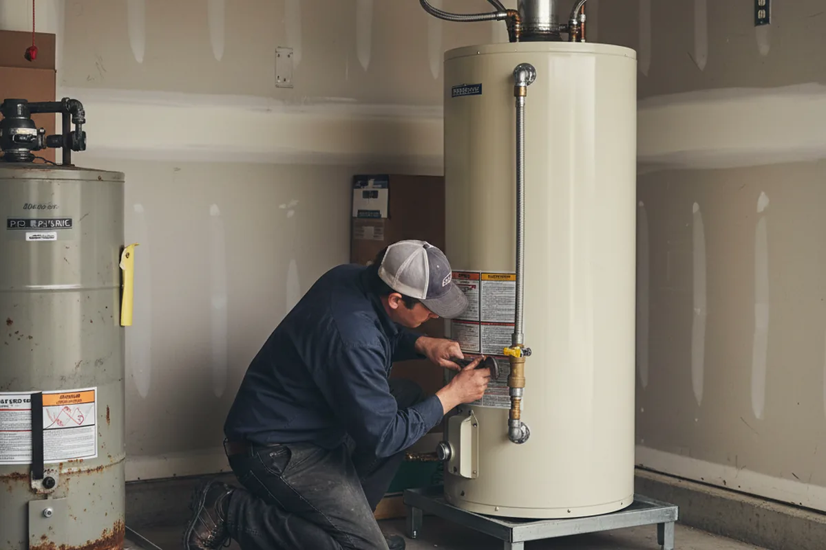 Water heater and shutoff valve replacement in Mahopac